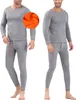 ASKSA Sous-vêtements thermiques hommes Ensemble polaire Voir les images du produit 1