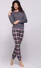 Merry Style Damen Schlafanzug Zweiteiler Pyjama lang bunt Produktbild-Vorschau 6