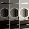 Fabio LED Spiegel 685x625 mm Rund Asymmetrisch mit Produktbild-Vorschau 4