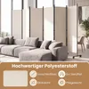 Ścianka działowa COSTWAY z blokowanymi kółkami, 6-częściowy Podgląd zdjęcia produktu 4