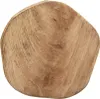 A close-up view of a wooden coaster with a natural wood grain pattern. Anteprima dell’immagine prodotto