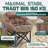 KESSER® Sedia da campeggio pieghevole, portata 150 kg, con Anteprima dell’immagine prodotto 5