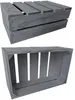 Lermowood Holzkisten 25 x 40 x 15cm Grau Dekokisten aus Produktbild-Vorschau 2