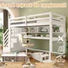 Flieks Etagenbett 90x200cm mit Treppe, Hochbett mit Produktbild-Vorschau 6