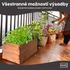 IvoQ Drevený kvetináč – 80 x 40 x 32 cm – drevo – Na Náhľad obrázku produktu 4