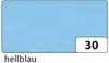 A solid light blue rectangle with the number 30 in a white box in the bottom right corner and the text "hellblau" below it. Voir les images du produit