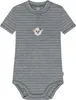 normani Baby Kurzarm Body aus 100 % -Wolle mit Druckknopf Produktbild-Vorschau 1