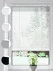 A collage of different colored blinds and a main image of white blinds on a window. Produktbild-Vorschau