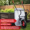 ONBEST Schubkarre WB250 | inklusive Gartenabfallsack | 100 Produktbild-Vorschau 5