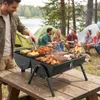 Skládací gril – přenosný kempingový gril s dvojitou Náhled obrázku produktu 4