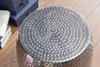 Table d'appoint ronde FineBuy Design, 30 cm, métal argenté Voir les images du produit 4