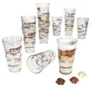12 szklanek Candy do latte macchiato 380 ml z dekoracyjnym Podgląd zdjęcia produktu 1