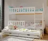 Lit mezzanine 90x200 cm avec lit gigogne Lit superposé avec Voir les images du produit 1