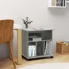 Rollschrank Grau Sonoma 60x45x60 cm Holzwerkstoff Produktbild-Vorschau 2