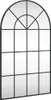 vidaXL Specchio da parete nero 60x100 cm Ferro curvo Anteprima dell’immagine prodotto 1