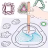 Spirograph-Set Für Kinder Zum Zeichnen Und Kreativen Produktbild-Vorschau 4