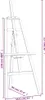 vidaXL Sztaluga czarna 53,5x95x127 cm lite drewno sosnowe Podgląd zdjęcia produktu 8