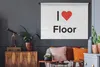 MuchoWow® Wandteppich Wandbehang Ich liebe - Boden - Produktbild-Vorschau 5