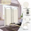 COSTWAY 221 x 188 cm ruimteverdelers, vouwbare en Productafbeelding-voorbeeld 4