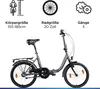 Zündapp ZF40 20 Zoll Klapprad Klappfahrrad Faltrad StVZO Produktbild-Vorschau 3