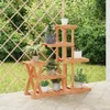 Blumenständer 95x25x96 cm Massivholz Tanne Produktbild-Vorschau 2