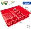 WELLGRO Abtropfgestell aus Kunststoff mit Reinigungsbürste Produktbild-Vorschau 2