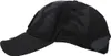 A side view of a black and gray camouflage baseball cap. Produktbild-Vorschau