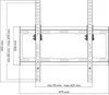ONE FOR ALL TV-Wandhalterung WM 2421 schwarz Produktbild-Vorschau 2