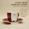MUVELL 6x Espressotassen á 60 ml | Rot | Italian Style | Produktbild-Vorschau 3