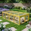 ALIGHTUP Hasenstall Kaninchenstall 190x90x48cm mit Produktbild-Vorschau 1