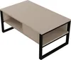 Table basse 'Laukaa' rectangulaire piètement métal 100 x 60 Voir les images du produit 4