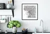 MuchoWow® Gerahmtes Poster Osaka - Stadtplan - Schwarz und Produktbild-Vorschau 4