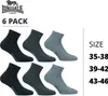 Lonsdale 6 Paar Quarter Socken Knöchelhöhe  Baumwolle Produktbild-Vorschau 2