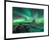 MuchoWow® MuchoWow® Gerahmtes Poster Nordlichter - Berge - Produktbild-Vorschau 1