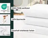 3er Set Duschtücher, 70x140 cm 100% Baumwolle, weiß Produktbild-Vorschau 2