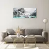 Bilder auf glas - Einteilig - Berge See Schnee - 100x40cm - Produktbild-Vorschau 7