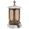 Lampe funéraire avec croix or Viscont White Voir les images du produit 1
