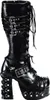 CHARADE-206 Damen Boots von DemoniaCult, Schwarz EU 42, US Produktbild-Vorschau 1