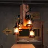 Retro industriální závěsné svítidlo Loft Bar 4 světla Náhled obrázku produktu 3