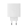 A white USB-C charger with European plug prongs. Voir les images du produit