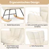 Hawthyhome fauteuil à bascule rembourré fauteuil de Voir les images du produit 5