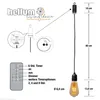 Hängelampe außen Batterie (4xAA exkl) + Fernbedienung, ST64 Produktbild-Vorschau 6