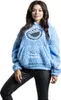Sesame Street Kapuzenpullover Damen Krümelmonster blau L Produktbild-Vorschau 5