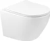 Kerra | Hänge WC Spülrandlos - 48,5x37x36,5 cm - Weiß Produktbild-Vorschau 2