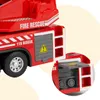 Malplay Camion de pompiers en métal avec échelle, lumières Voir les images du produit 7