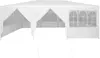 A white party tent with windows is shown against a white background. Podgląd zdjęcia produktu