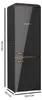 Cecotec Bolero CoolMarket Combi Origin 300, 300 l, SN Náhled obrázku produktu 3