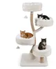 COSTWAY 132cm Kratzbaum, Katzenkratzbaum mit 4 abnehmbaren Produktbild-Vorschau 1