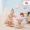 HOMCOM Cheval à bascule pour enfants, animal à bascule pour Voir les images du produit 2