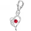 Herz Charm Anhänger mit strahlendem Rubin Zirkonia I Echtschmuck

 Produktbild-Vorschau